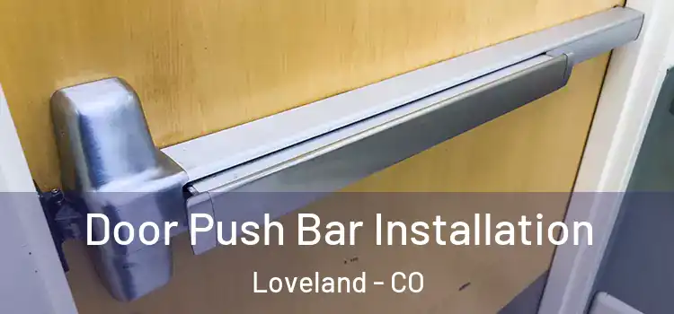  Door Push Bar Installation Loveland - CO