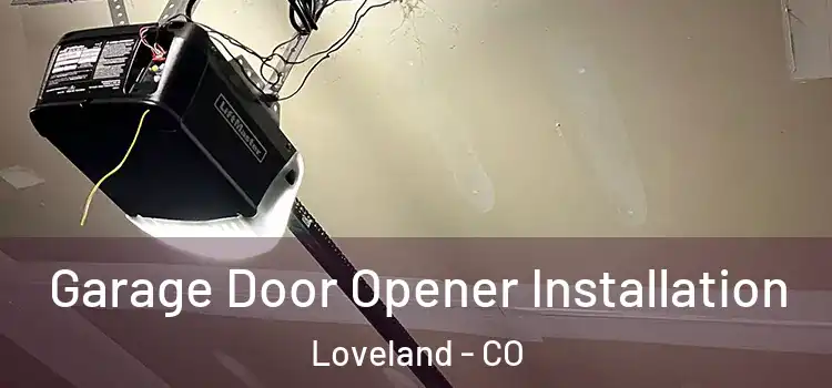  Garage Door Opener Installation Loveland - CO